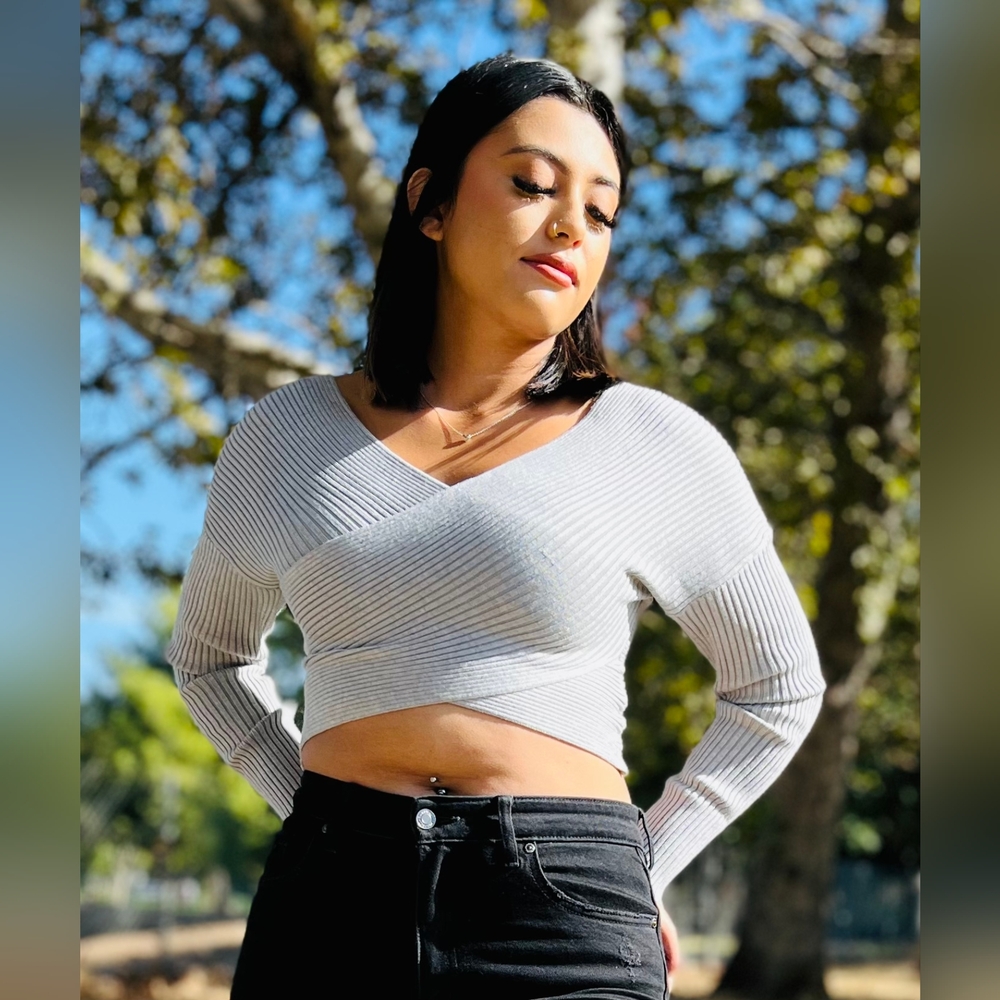 "Ada" Ribbed Knit Top